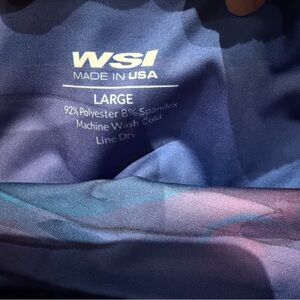 WSI Blue and Purple Activewear Top